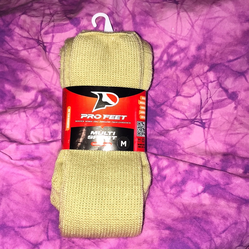Pro Feet Multi Sport Medium Vegas Gold socks